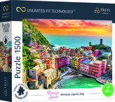 Puzzle prémiové Vernazza Liguria Taliansko 1500 dielikov