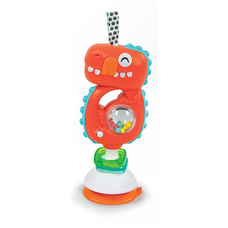 Elektronické chrastítko dino