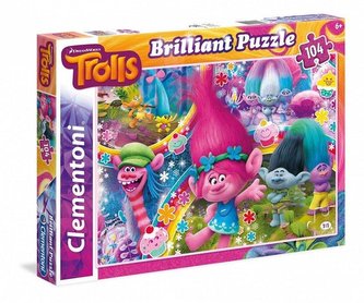Puzzle Briliant 104 dílků Trollové