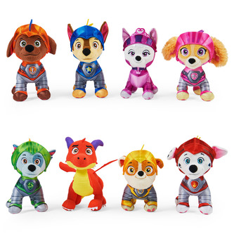 Tlapková Patrola rytíři/aqua plyš