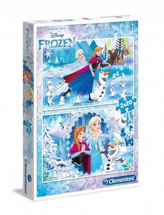 Puzzle Ledové království 2x20 dílků
