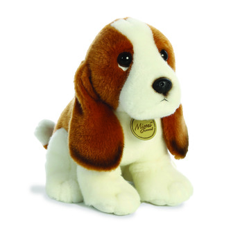 Plyšový pejsek baset MiYoni 28 cm