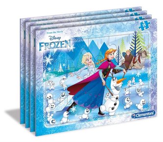 Puzzle 15 dílků Ledové království