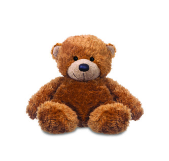 Plyšový medvěd sedící Bonnie hnědý 23 cm