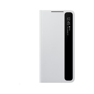 Samsung Clear View Cover Galaxy S21+ světle šedé