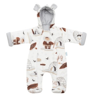 Kojenecký Wellsoft zimní overal New Baby Eskimo - velikost 62 (3-6m)