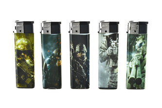 Elektronické zapalovače Army Military 50 ks