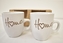 Porcelánový hrnek Home bílý, sada 2 ks II. jakost