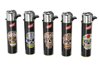 Kamínkový zapalovač SKULL 25 ks