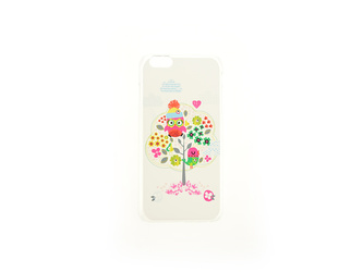 Plastový kryt na iphone 6 Plus - Sova na stromě, čiré