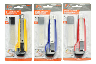 Odlamovací nůž, mix barev