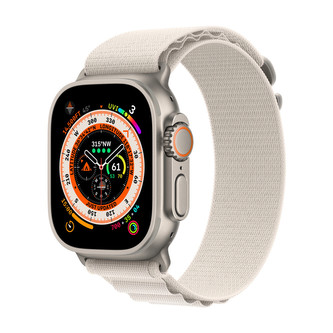 Apple Watch 49mm hviezdne biely alpský ťah - S