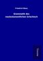 Grammatik des neutestamentlichen Griechisch