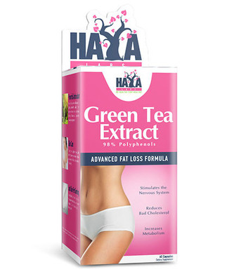 Haya Labs Green Tea extract 500mg 60 kapslí