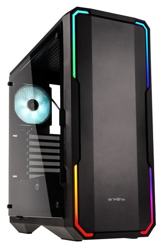 BitFenix skriňa Enso / ATX / 2x120mm / 2xUSB 3.0 / ARGB / tvrdené sklo / čierna BitFenix skriňa Enso / ATX / 2x120mm / 2xUSB 3.0 / ARGB / tvrdené sklo / čierna