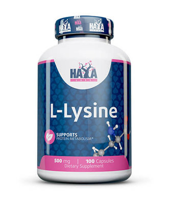 Haya Labs L-Lysine 500mg 100 kapslí