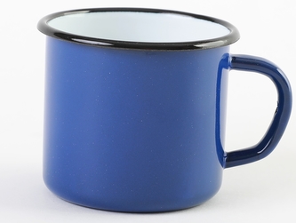 Hrnek smalt 250 ml modrý II ja.
