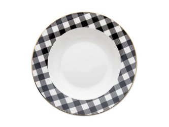 HLUBOKÝ TALÍŘ WINTER GLAM GRID 21,5CM