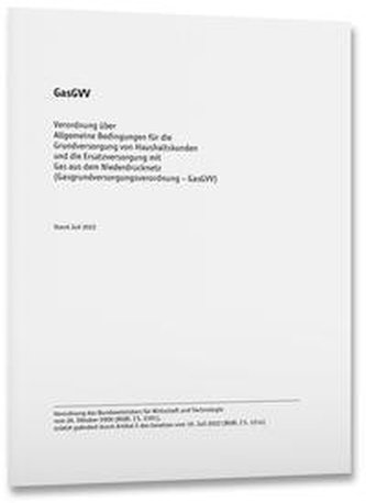 GasGVV - Gasgrundversorgungsverordnung
