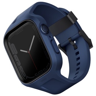 UNIQ Monos 2v1 pouzdro s řemínkem pro Apple Watch 45/44mm modré