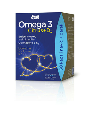 Green-Swan GS Omega 3 Citrus + D, 100 + 50 kapslí edice 2022