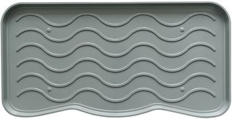 Univerzálny plastový odkvapkávač na topánky FALA sivá 38x75 cm MultiDecor