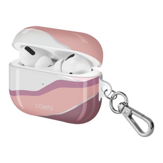 UNIQ Coehl Ciel pouzdro s poutkem pro AirPods Pro růžové