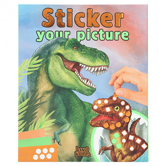 Dino world Sticker your picture, Se samolepkami