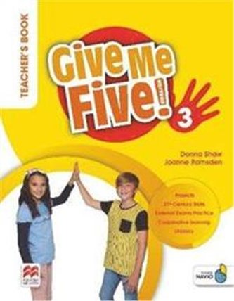 Give Me Five! 3 Książka nauczyciela + kod do NAVIO