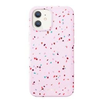 UNIQ Coehl Terrazzo iPhone 12 mini Blush Pink růžový
