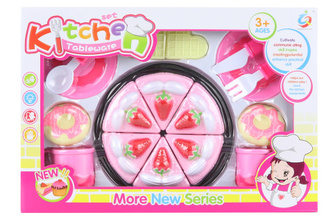 Sada krájania torty s riadom