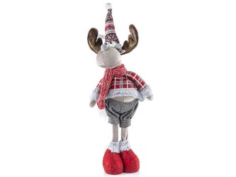 SANTA DEKORACE STOJÍCÍ MYŠ 58CM