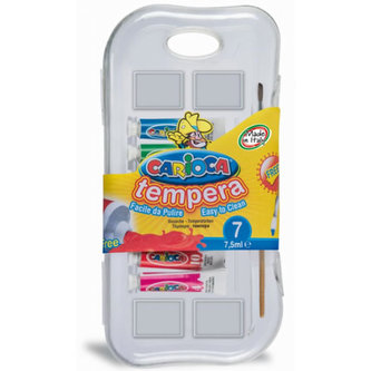 CARIOCA temperové barvy – 7 barev, 7,5 ml