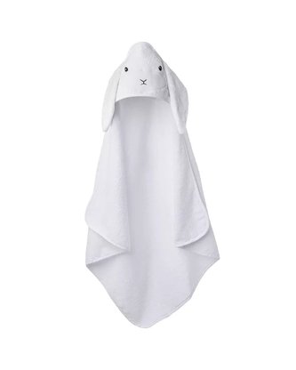 Osuška s kapucí, White