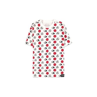 Tričko Naruto Shippuden - All-Over Print bílé 2XL