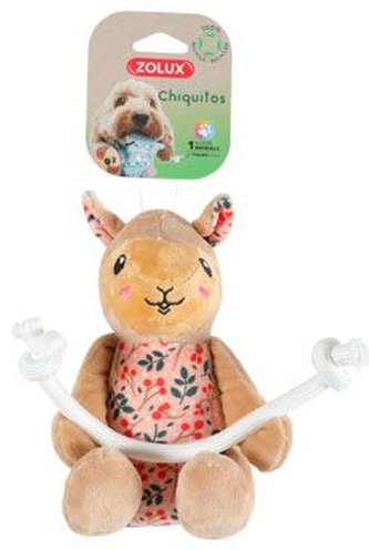 Hračka pes CHIQUITOS Lama Rope plyš Zolux