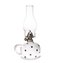 Petrolejová lampa - bílá s černými puntíky, 0/9