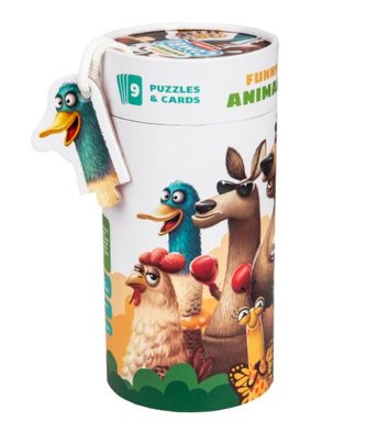 CUBIKA Puzzle Veselá zvířátka