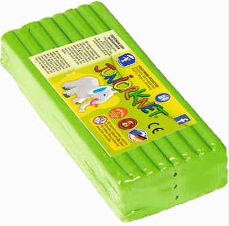 FEUCHTMANN JK Měkká netvrdnoucí modelína 500 g Barva: zelená