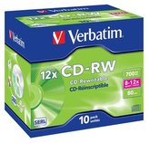 VERBATIM CD-RW SERL 700MB, 12x, jewel case 1 ks