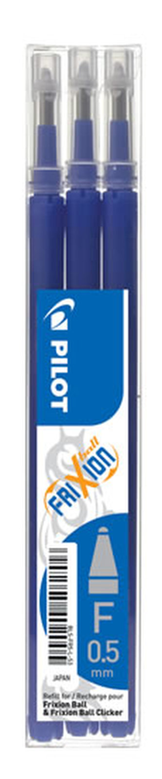 PILOT náplň FriXion 05 modrá-sada 3ks