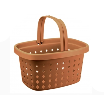 Košík s držadlem oranžový