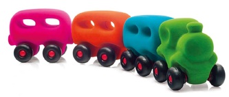 RUBBABU Vláček s vagónky