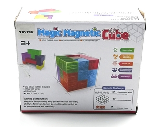 MAGICKÁ MAGNETICKÁ KOCKA Transparentná