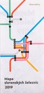 Mapa slovenských železníc 2024