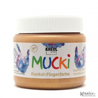 MUCKI Prstová barva zlatá 150 ml