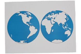 Kontrolní mapa - světa Nová - bez popisků