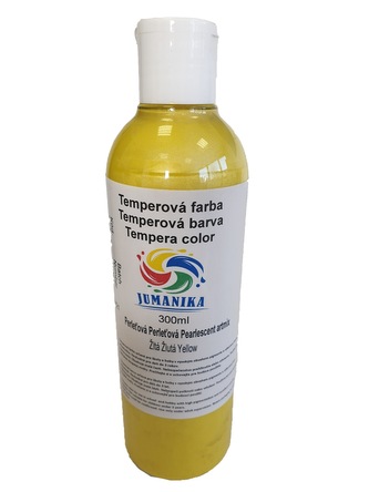 JUMANIKA Tempera perleťová 300 ml Barva: žlutá