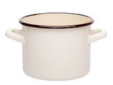 SMALTOVANÝ HRNEC 18 CM 3,55L KRÉMOVÝ B/P