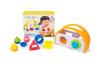 LALABOOM Třídící a balanční hra 12, Stavebnice pro nejmenší